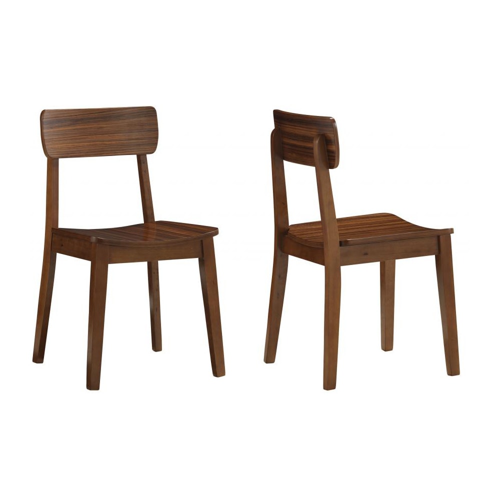 Zebra Series Hagen Hardwood Chair (set Of 2)