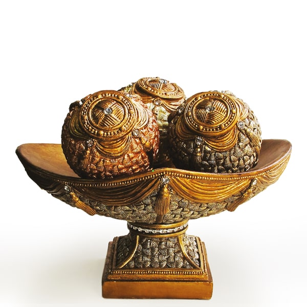 Decorative Bowl And Orb 4 Piece Set Free Shipping On Orders Over 45   Decorative Bowl And Orb 4 Piece Set 90750b0d 2805 430d B058 Ac8ab34142ad 600 