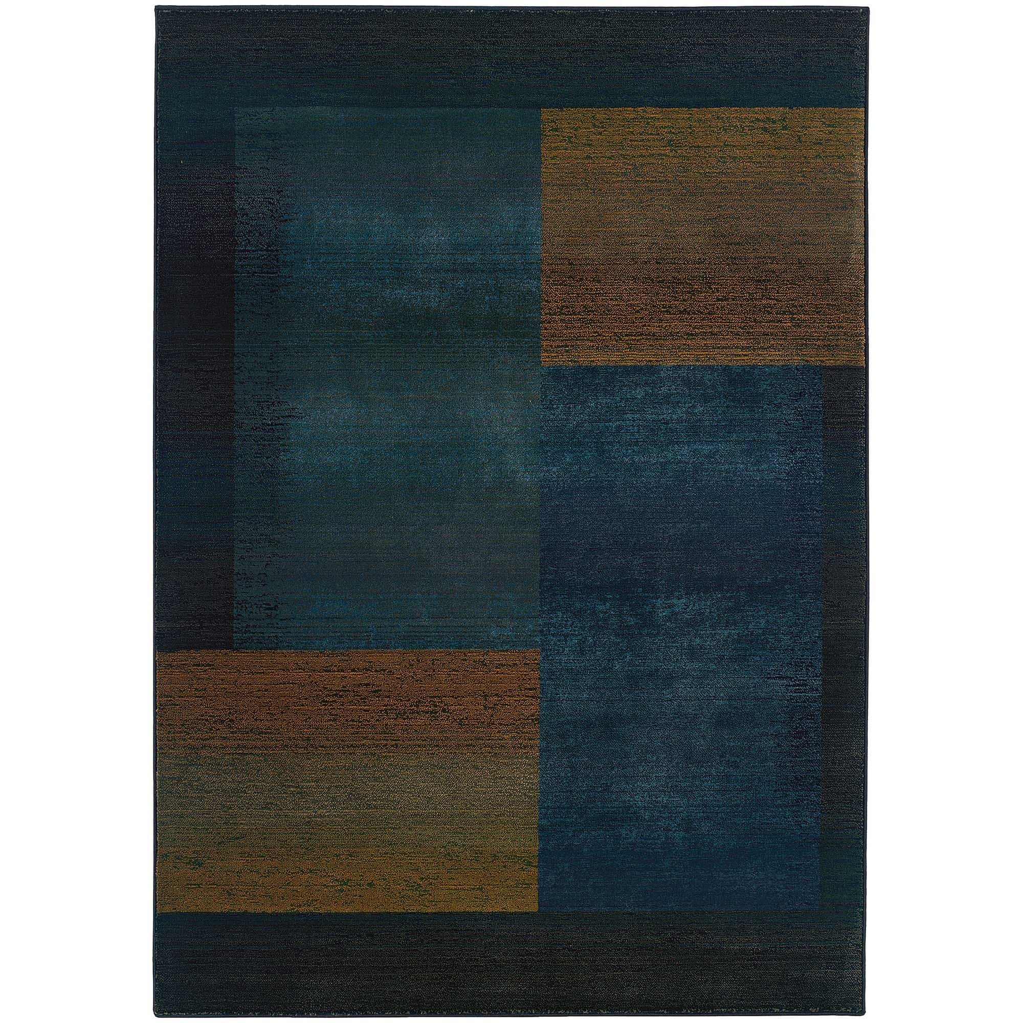 Kharma Ii Blue/ Gold Rug (23 X 45)