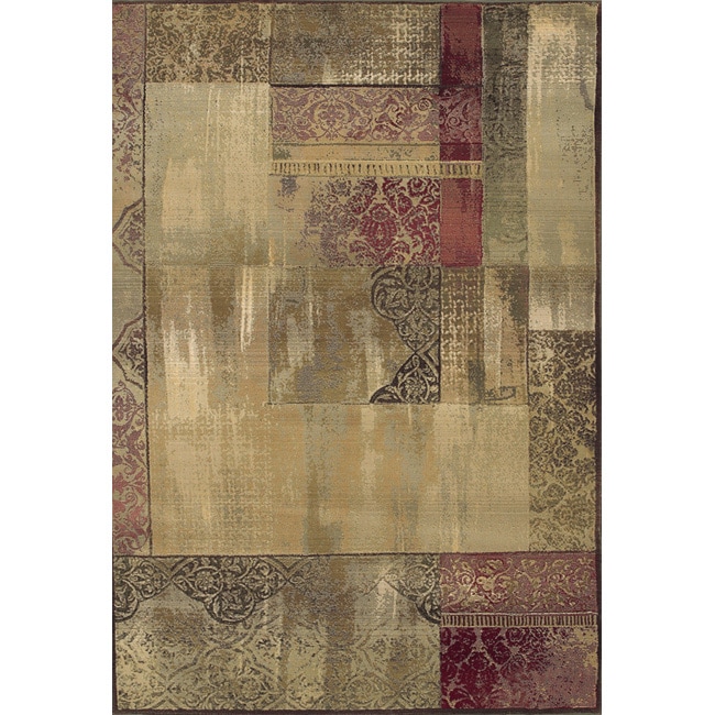 Generations Green/ Beige Area Rug (99 X 122)