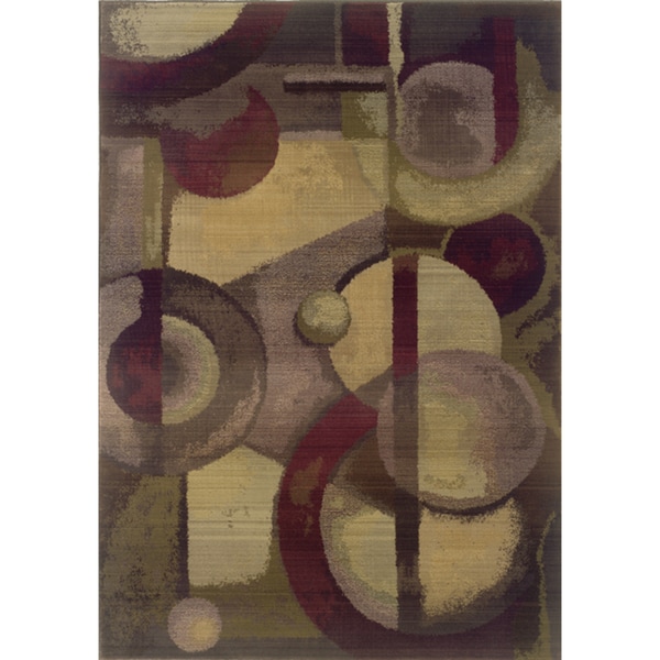 Shop Generations Purple/ Green Rug 6'7" x 9'1" Free Shipping Today