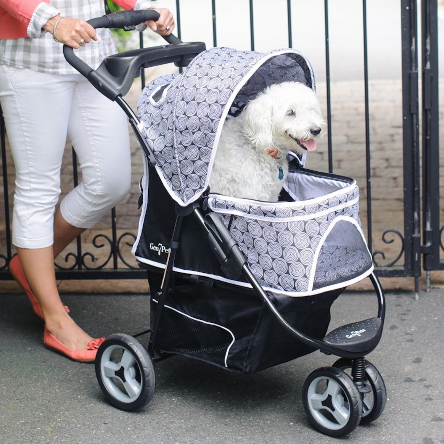 gen7pets promenade pet stroller gold nugget