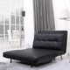 preview thumbnail 2 of 6, Gold Sparrow Tampa Black Convertible Big Chair Bed