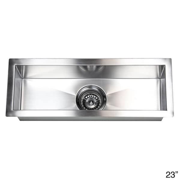 Shop Stainless Steel Undermount Kitchen Prep Bar Sink Free