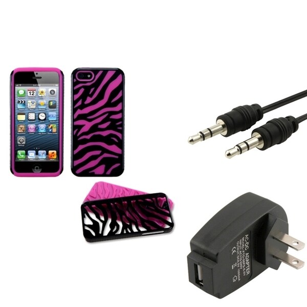 Shop INSTEN Phone Case Cover/ Charger/ 3.5mm Audio Extension Cable for