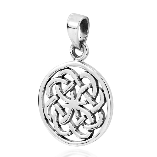 925 sterling silver pendant with Celtic knot design 1 1/4" high