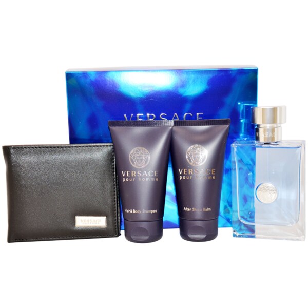 Shop Versace Pour Homme Men's 4piece Fragrance Gift Set Free