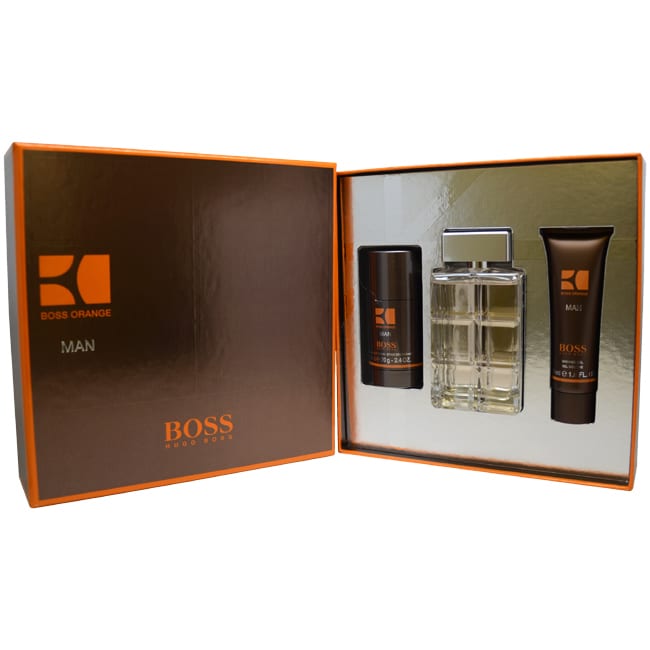 mere og mere ganske enkelt hårdtarbejdende Hugo Boss Orange Men's 3-piece Fragrance Gift Set - Overstock - 8199481