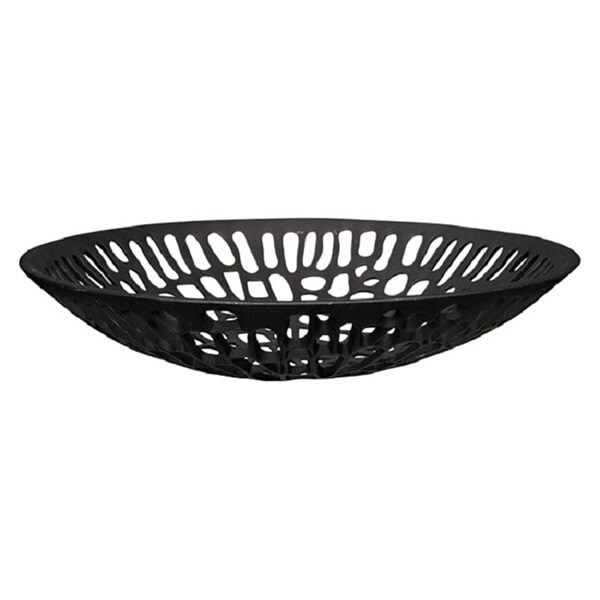 Round Black Coral Bowl / Wall Hanging Free Shipping Today Overstock
