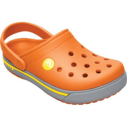 light orange crocs