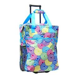 CalPak Big Eazy Multi Circle CalPak Rolling Shopper Totes