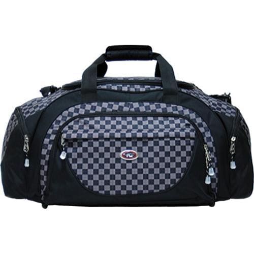 CalPak Riviera 27 Black Checkered CalPak Fabric Duffels