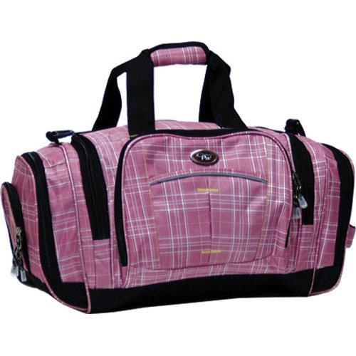 CalPak Silver Lake 27in Pink Plaid CalPak Fabric Duffels