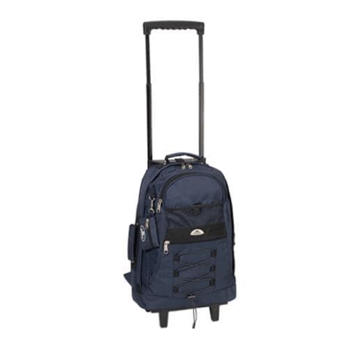 Everest Wheeled Backpack 7045 Navy Everest Rolling Backpacks