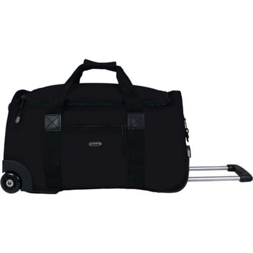 J World Carry On Rolling Duffel Black J World Rolling Duffels