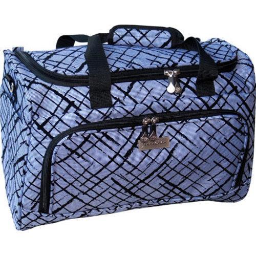 Jenni Chan Brush Strokes City Duffel Blue Jenni Chan Fabric Duffels