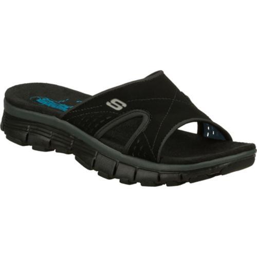 Women's Skechers Bravos Perfect Match Black Skechers Sandals