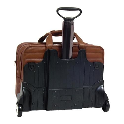 Men's McKlein West Town Brown McKlein Rolling Laptop Cases