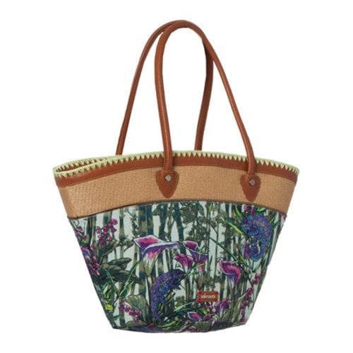 Women's Sakroots Artist Circle Beach Tote Mint Bambu Sakroots Tote Bags