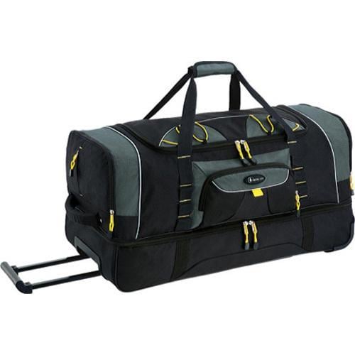 TPRC 30 Sierra Madre 2 Section Rolling Duffel Black TPRC Rolling Duffels