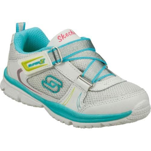 Girls Skechers Speedees Tiny Steps White/Multi Today $34.95