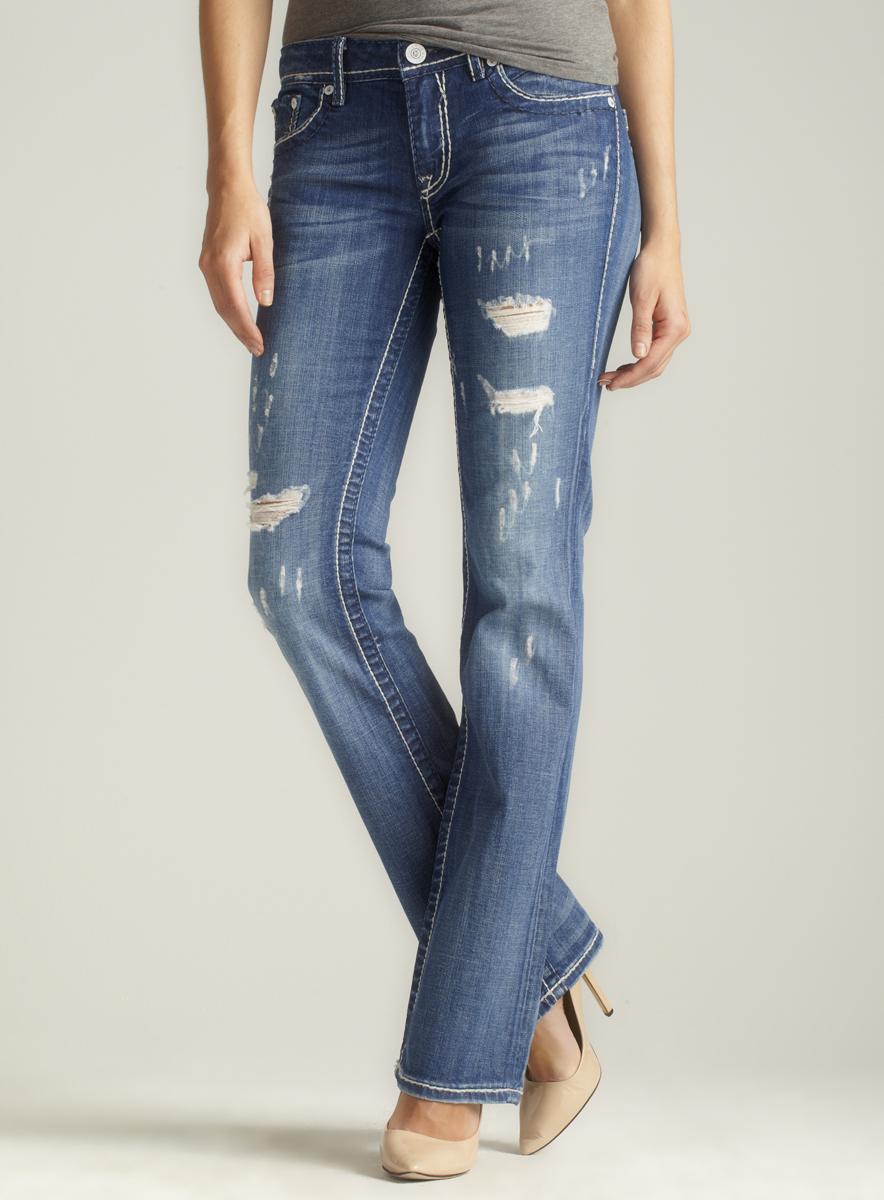 Vigoss Frayed Bootcut Jean