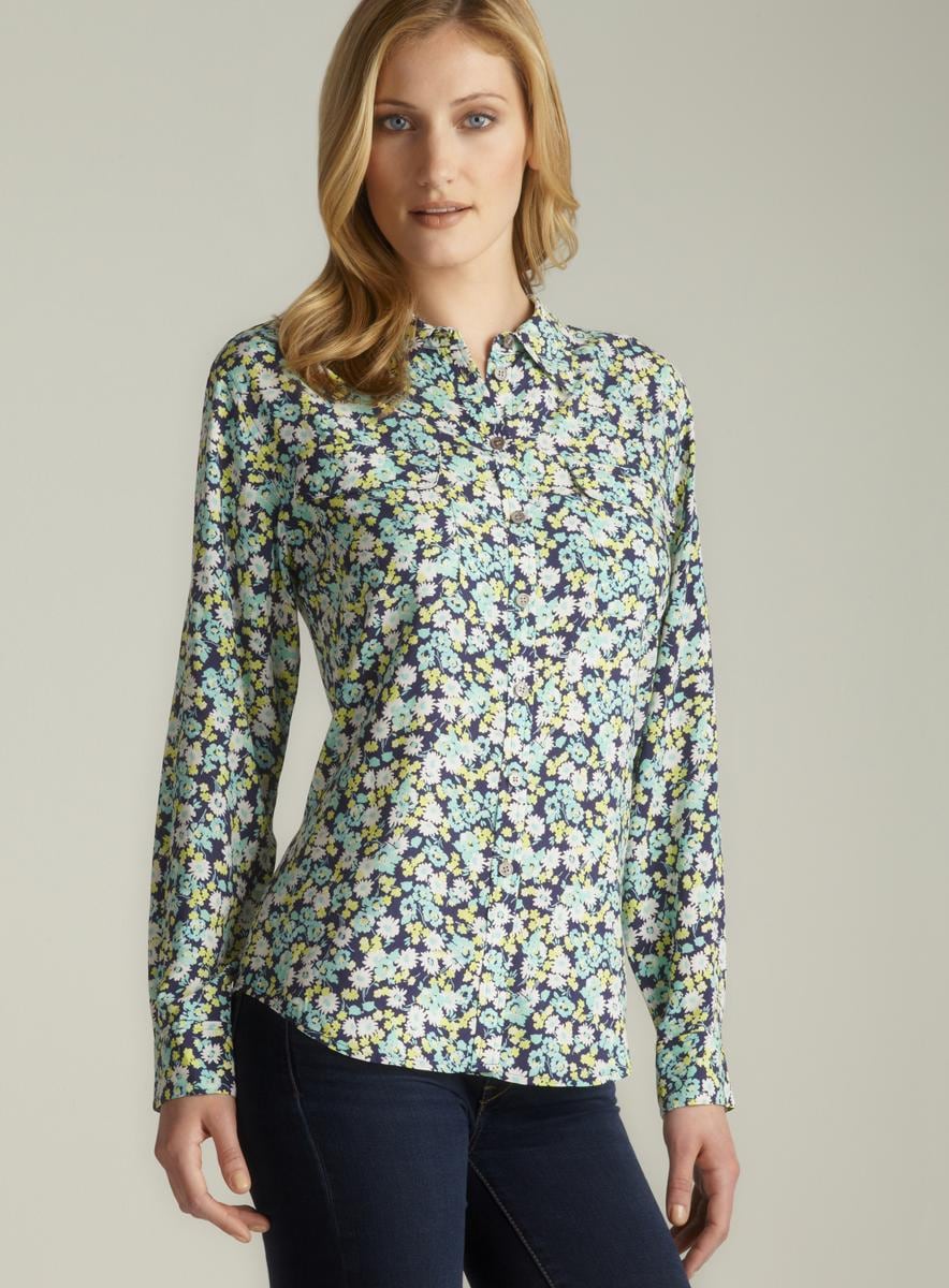 Two By Vince Camuto Vintage Floral Utility Shirt