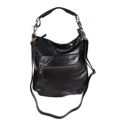 Womens Latico Francesca Hobo 7969 Black Leather   15450572