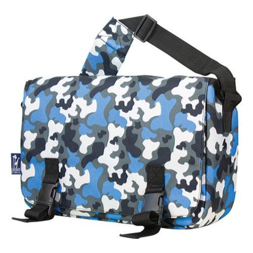 Wildkin Jumpstart Messenger Bag Blue Camo