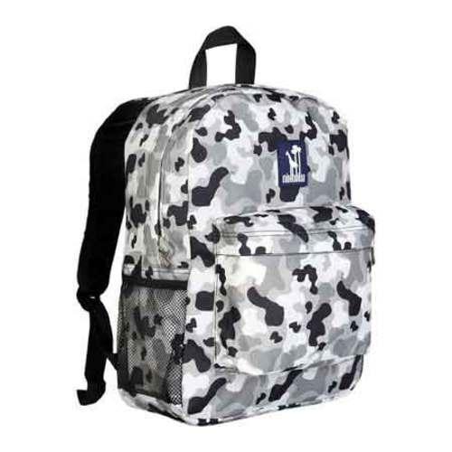 Womens Wildkin Crackerjack Backpack Camo Grey