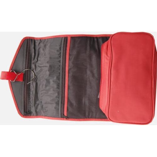 Royce Leather Hanging Toiletry Bag 264 5 Red Leather Royce Leather Toiletry Bags