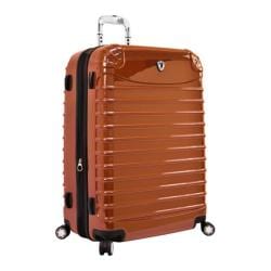 Traveler's Choice Parkman 25in 100pct Polycarbonate Spinner Luggage Burnt Orange Traveler's Choice 24" 25" Uprights