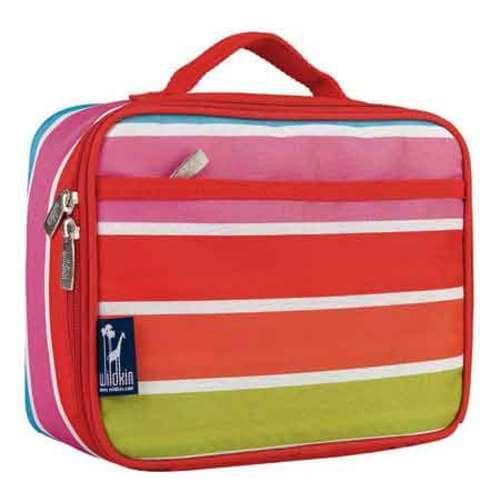 Girls Wildkin Lunch Box Bright Stripes