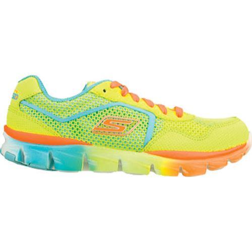 skechers go run yellow