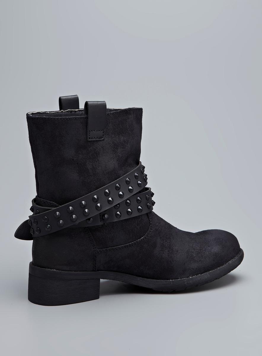 Rebels Travis Studded Strap Flat Bootie Rebels Boots