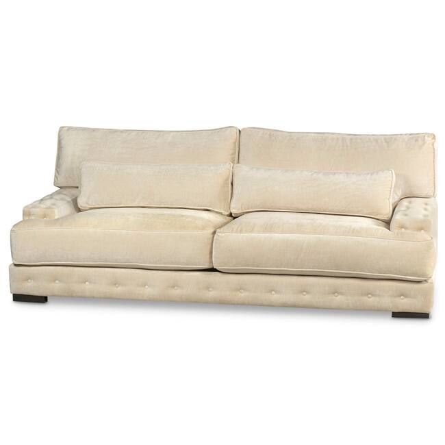 JAR Designs 'Gatsby' Ivory Sofa
