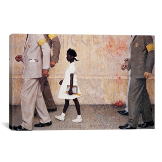 iCanvas Norman Rockwell 'The Problem We All Live With (Ruby Bridges)' Canvas Wall Art