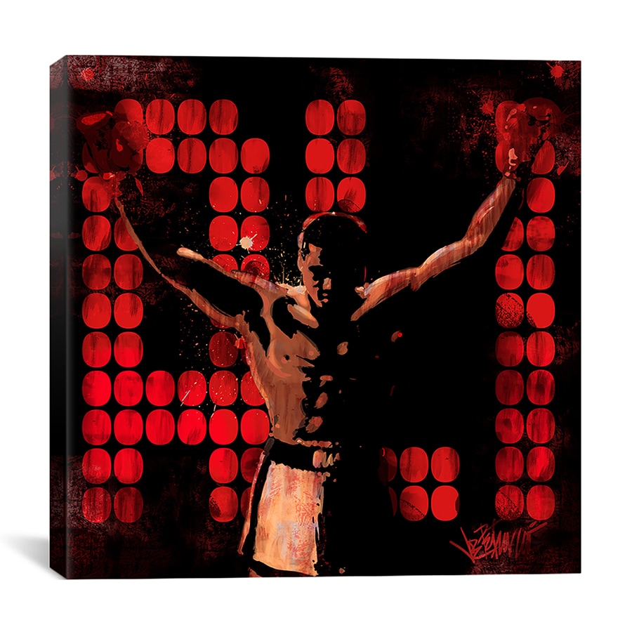 Joe Petruccio Champ (muhammad Ali) Canvas Wall Art