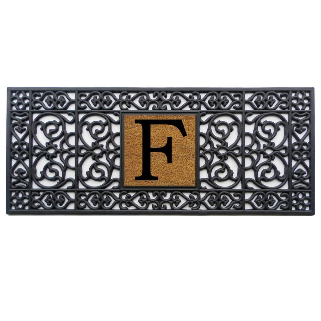 Rubber Monogrammed Doormat (17x41)