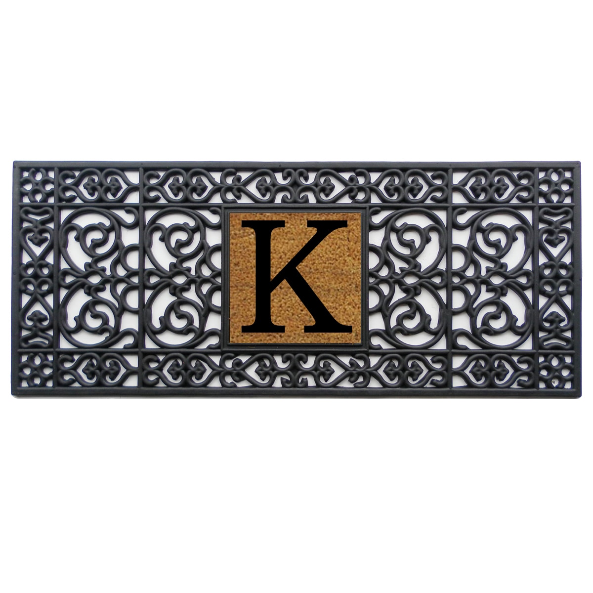 Rubber Monogrammed Doormat (17x41)