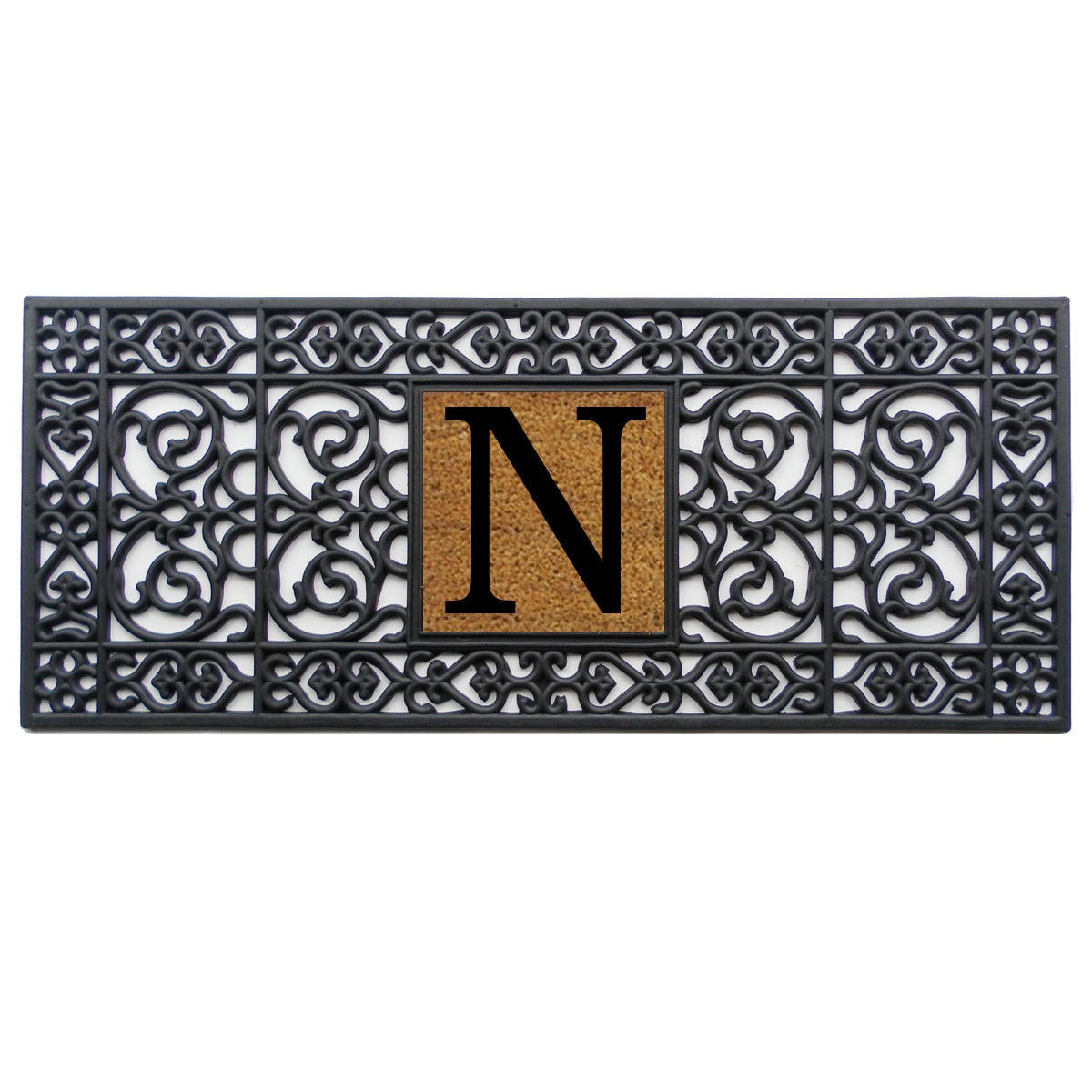 Rubber Monogrammed Doormat (17x41)