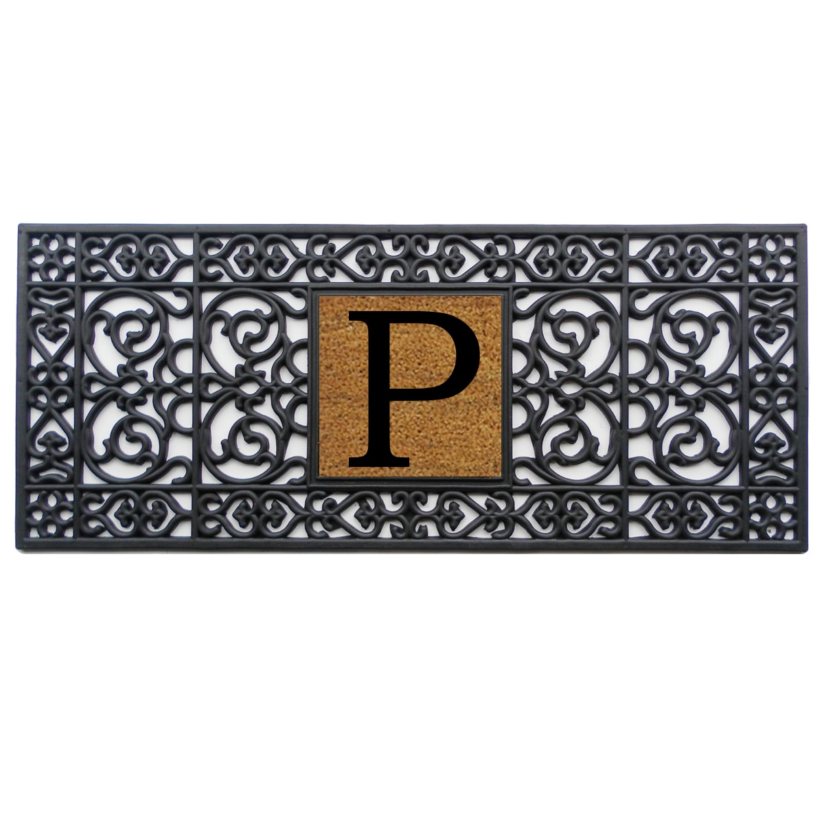 Rubber Monogrammed Doormat (17x41)