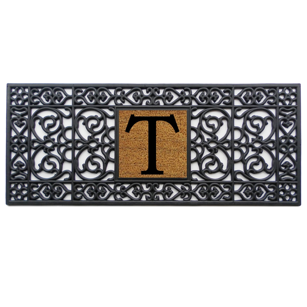 Rubber Monogrammed Doormat (17x41)