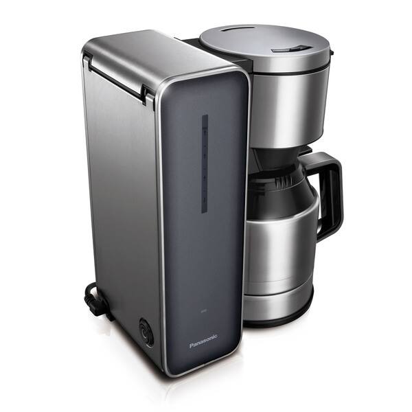 Panasonic Smoke 8cup Stainless Steel/ Glass Finish Coffee Maker Bed