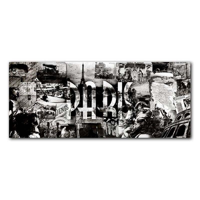 Paris' City Wrapped Canvas Wall Art