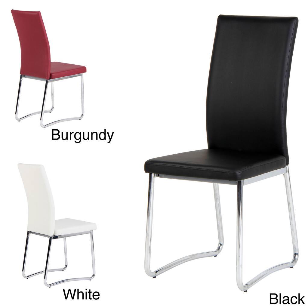 Romeo Chrome Leg Dining Chairs (Set of 2)
