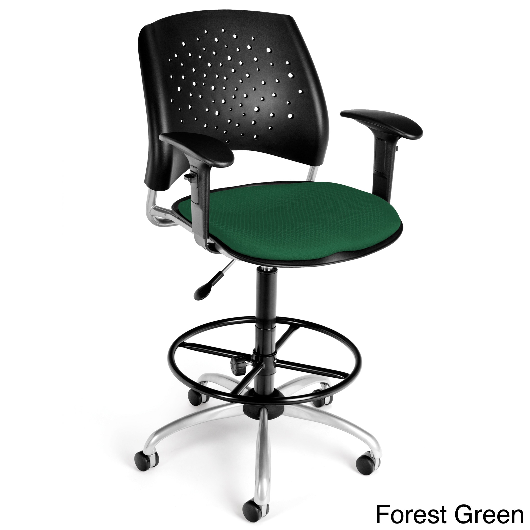 Stars Series Drafting Stool With Arms