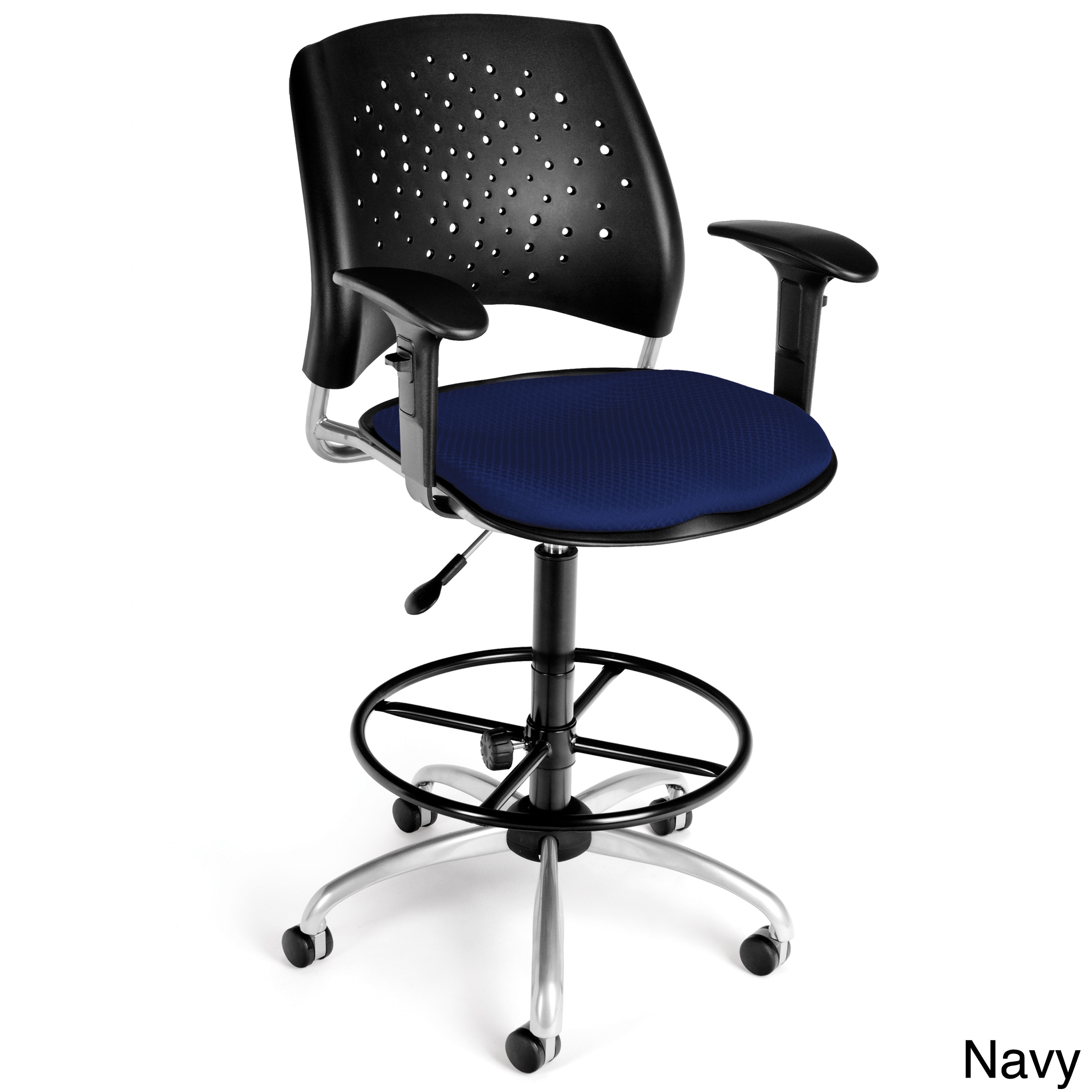 Stars Series Drafting Stool With Arms