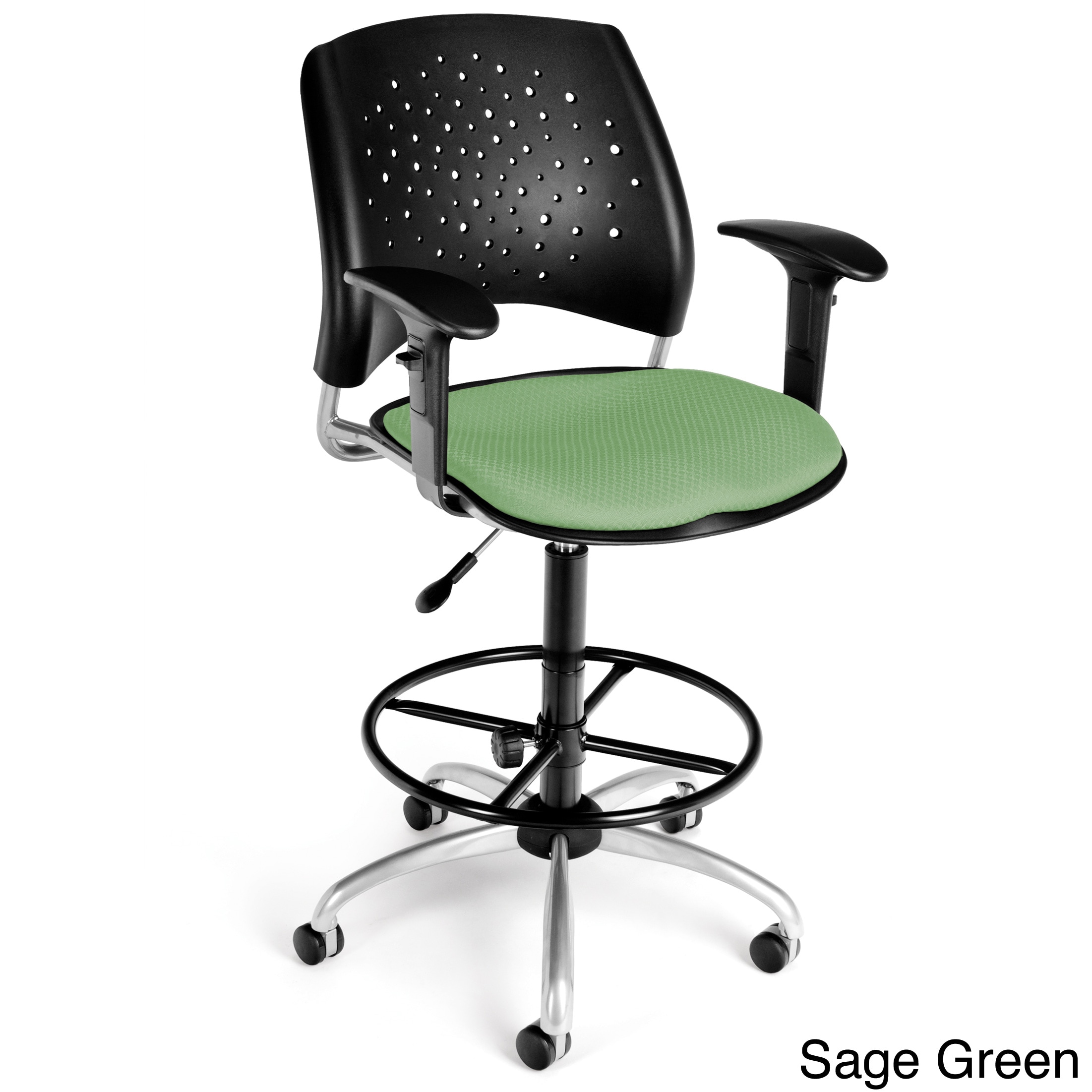 Stars Series Drafting Stool With Arms