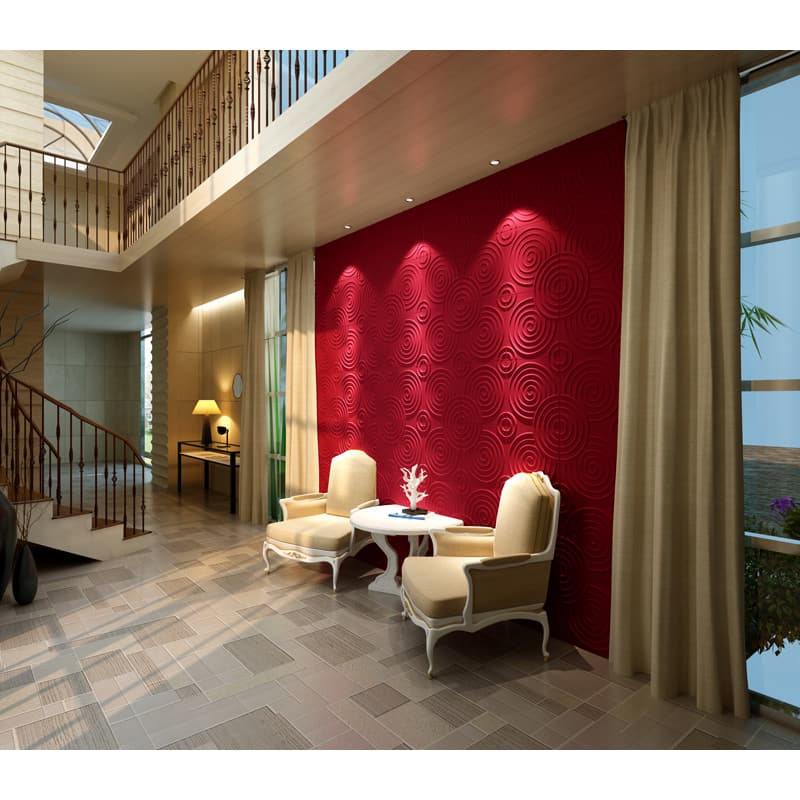 3D Contemporary Wall Panels Spiral Design (Pack of 10)